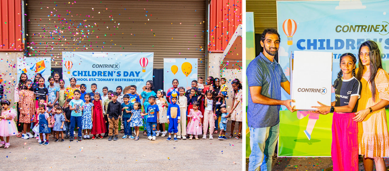 Contrinex Ceylon Celebrates World Children’s Day with a School Stationery Distribution Program