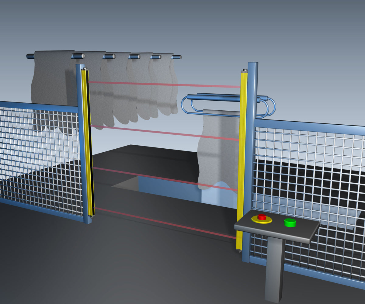 Tannery uses access control barrier at gateway to automated stock area