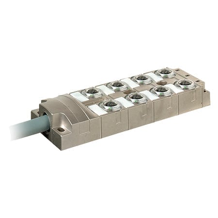 Distribution boxes M12 SOCKET 5 poles 16 x 0.5 mm2 + 3x 1 mm2 LED