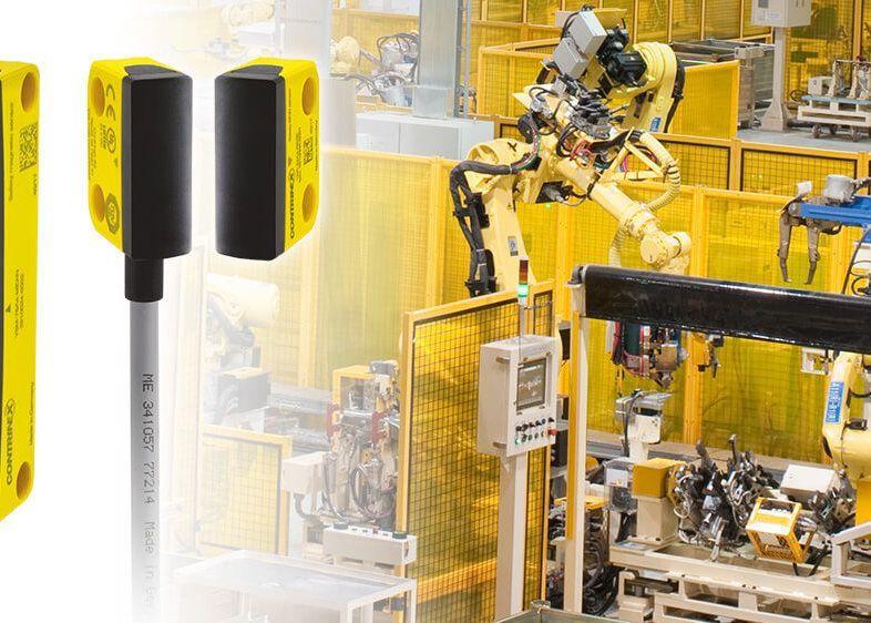 Magnetically or RFID-coded safety sensors provide contactless security