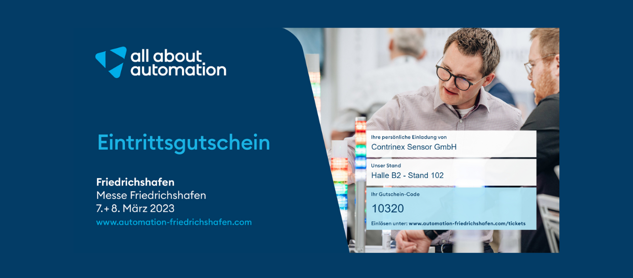 Meet Contrinex at All About Automation 2023 from the 7th - 8th March