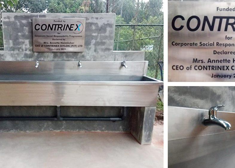 Contrinex Sri Lanka gives local school a new drinking fountain
