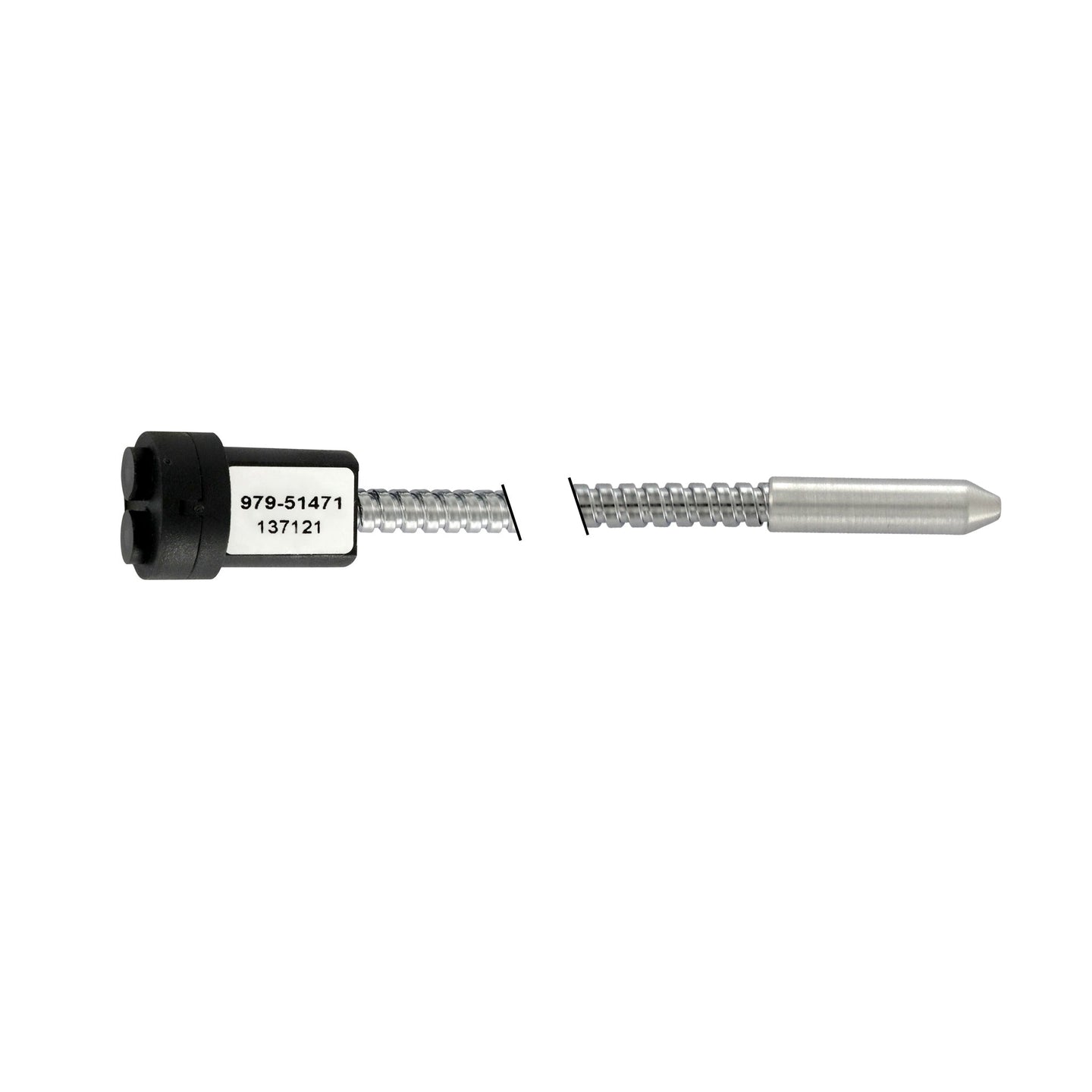 Fiber optic Axial diffuse Ø 6 Aluminium / S.Steel V2A