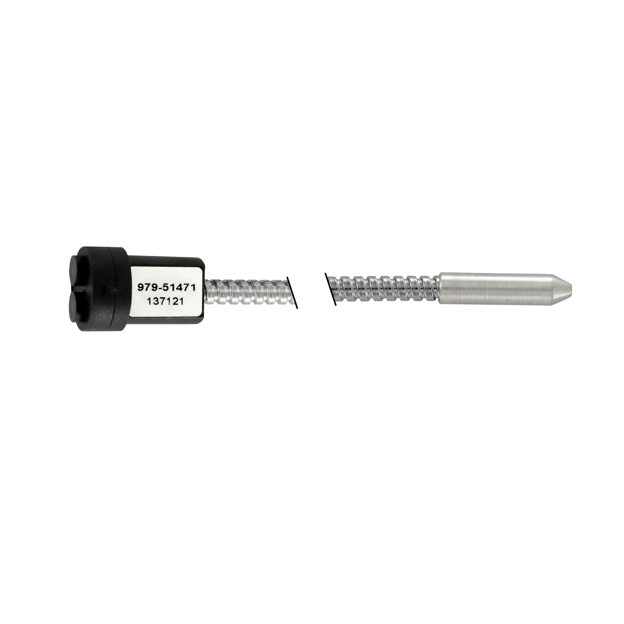 Fiber optic Axial diffuse Ø 6 Aluminium