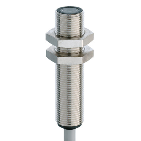 Standard Through beam M12 10000 mm Chrome plated brass LED, red 660 nm