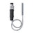 Miniature Full Inox Series 700 Ø 4 Non embeddable 3 mm